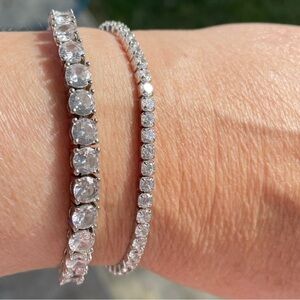 Moissanite tennis bracelet